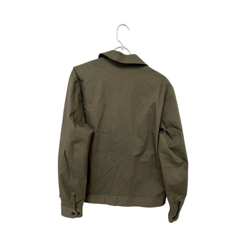Massimo Dutti Studio Mens Jacket XL Zip Brown Cotton Long Sleeve 8124/820 NWT - Picture 3 of 10